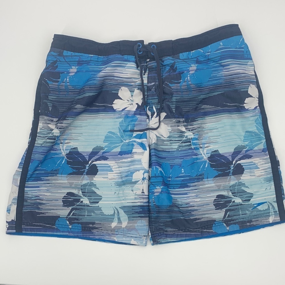 Speedo Men Large Hawaiian Swim Suit Trunks Men’s Size Large Tall